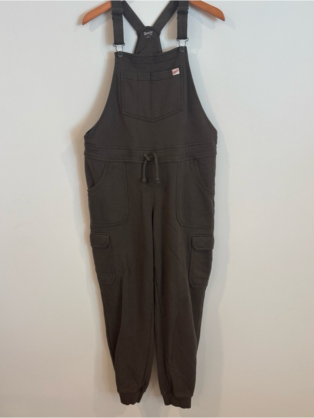 Duluth Trading Company Womens Souped-Up Sweats with Storm Cotton Overalls Medium